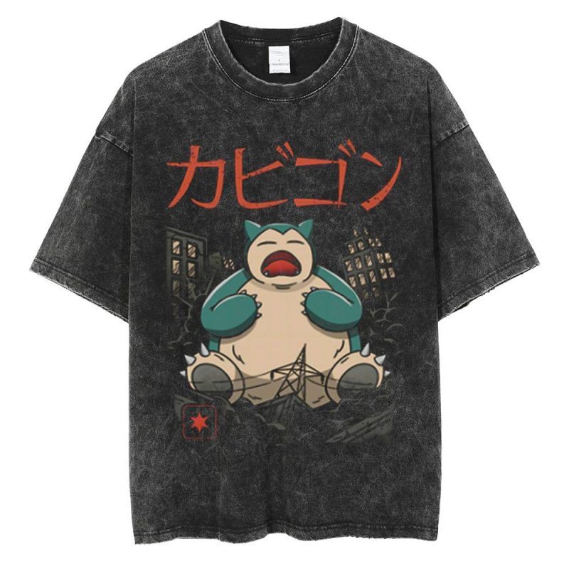 Pokemon Oversize Shirt Ronflex Shirt
