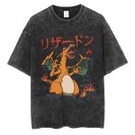 Pokemon Oversize Shirt Fire Kaiju Shirt