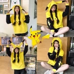 Pokemon Hoodie Pika Pikachu Kapuzenpullover