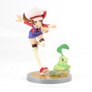 Figuren Pokemon Lyra Kotone Und Chikorita