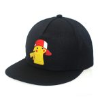 Pokemon Cap Pikachu Schwarz HipHop Cap