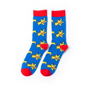 Pokemon Socken Pikachu Blau Crew Socken