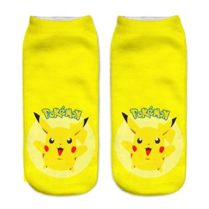 Pokemon Socken Pikachu Gelb Crew Socken