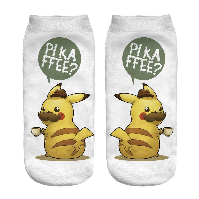 Pokemon Socken Pika FFEE Crew Socken