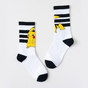 Pokemon Socken Pikachu Weiß Socken