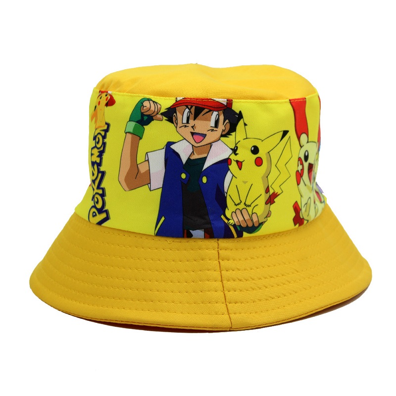 Pokemon Bob Cap Pikachu Sacha Fischer Hut