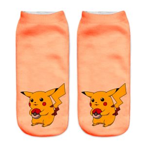 Pokemon Socken Pikachu Orange Crew Socken