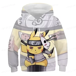Pokemon Kinder Kapuzenpullover Pikachu Cos Itachi Hoodie
