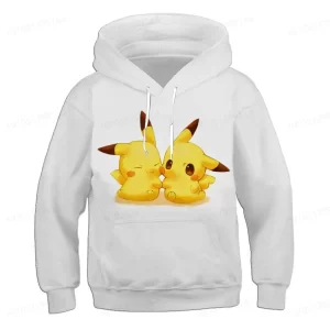 Pokemon Kinder Kapuzenpullover Pikachu Pop Hoodie