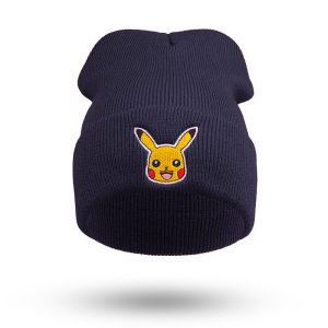 Pokemon Mütze Pikachu Dunkelblau Beanie
