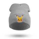 Pokemon Mütze Pikachu Grau Beanie
