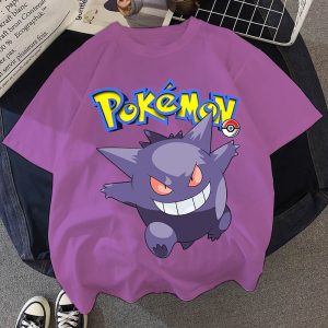Pokemon Kinder Shirt Gengar Lila Shirt