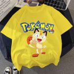 Pokemon Kinder Shirt Meowth Gelb Shirt