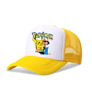 Pokemon Cap Pikachu Sacha Trucker Hut