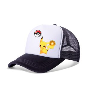 Pokemon Cap Pikachu Schwarz Trucker Cap