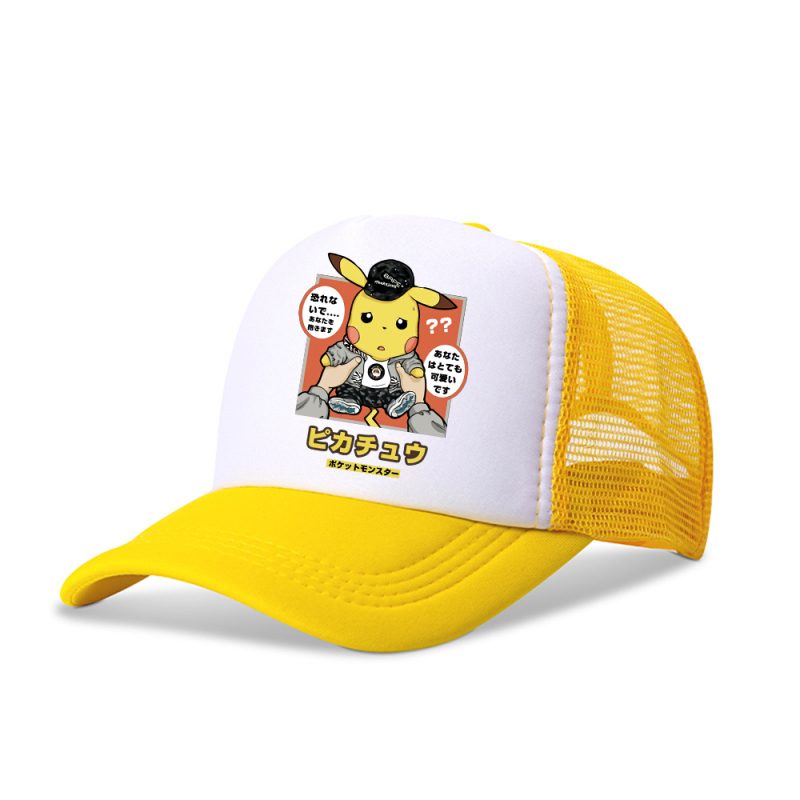 Pokemon Cap Pikachu Cute Trucker Cap