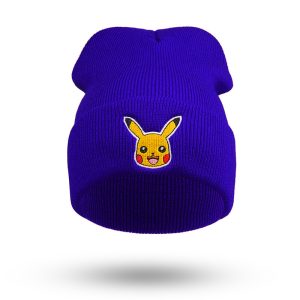 Pokemon Mütze Pikachu Blau Beanie