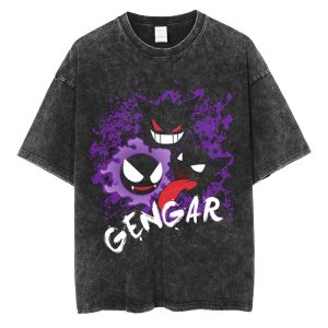 Pokemon Oversize Shirt Gengar Halloween Shirt