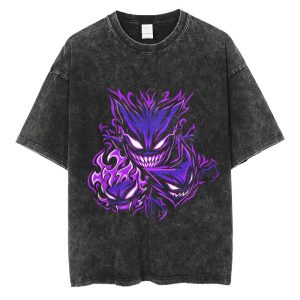 Pokemon Oversize Shirt Ghost Gengar Shirt