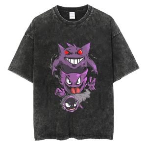 Pokemon Oversize Shirt Ghost Und Gengar Gym Shirt