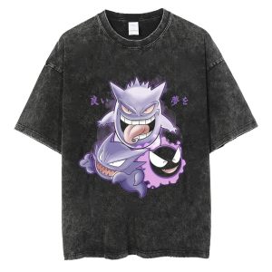 Pokemon Oversize Shirt 3 Gengar Gym Shirt