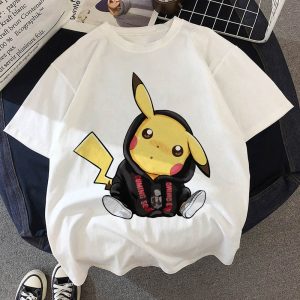 Pokemon Übergröße Shirt Pikachu Hoodie Gym Shirt