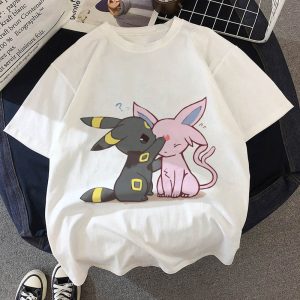 Pokemon Übergröße Shirt Umbreon Espeon Gym Shirt