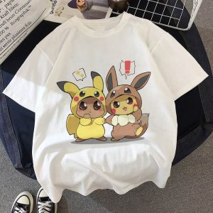 Pokemon Übergröße Shirt Pikachu Eevee Gym Shirt