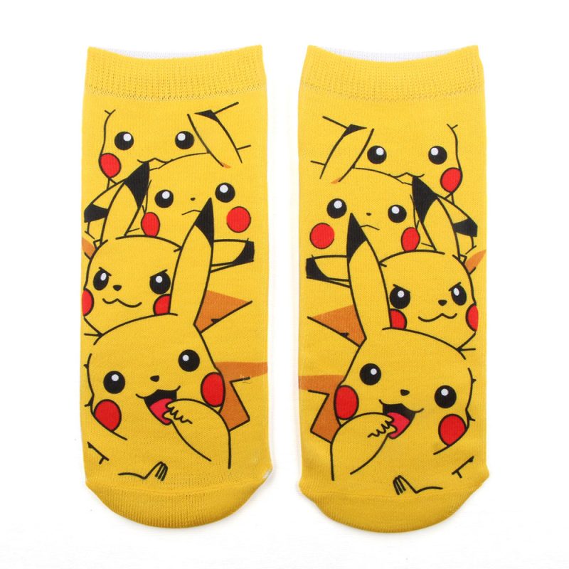 Pokemon Socken Pikachu Crew Socken
