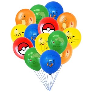 Pokemon Geburtstagsdekorationen 15 Pokemon Luftballons