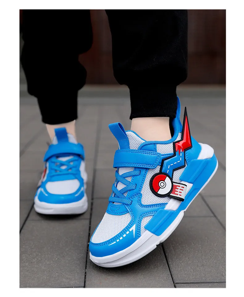 Pokemon Kinderschuhe Pokeball Blau Sneaker