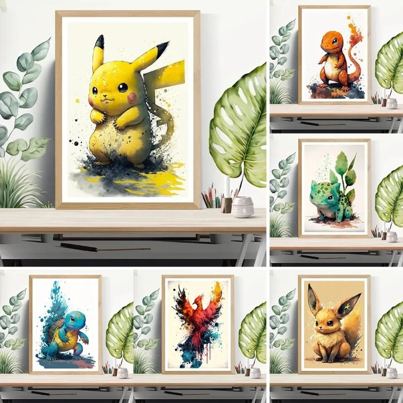 Pokemon Wandbilder Pikachu Poster