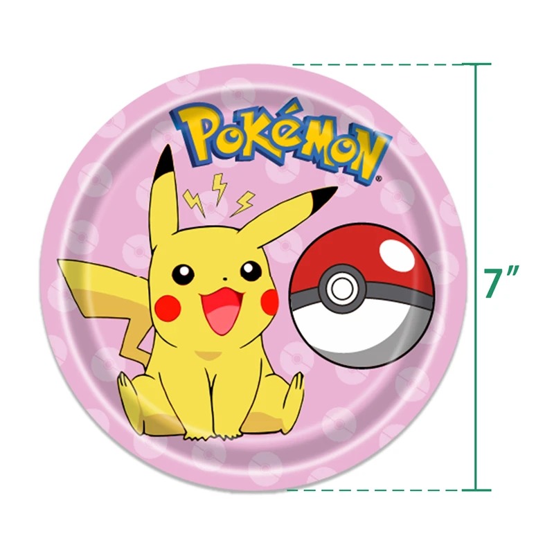 Alle Pokemon Geburtstagsdekorationen Pokemon Rosa Partyzubehör Set