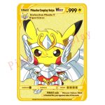 Pokemon Karten Pikachu Cosplay Saint Seiya Metall Sammelkarten