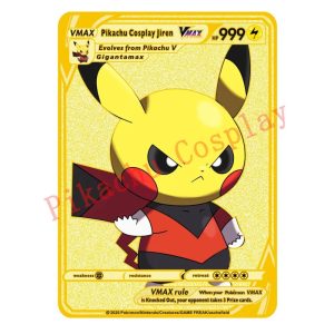Pokemon Karten Pikachu Cosplay Jiren Metall Sammelkarten