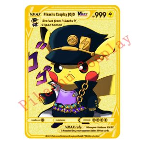 Pokemon Karten Pikachu Cosplay Jojo Metall Sammelkarten