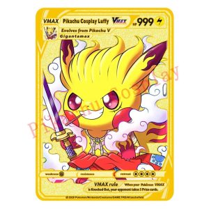 Pokemon Karten Pikachu Cosplay Nika Metall Sammelkarten