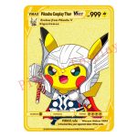 Pokemon Karten Pikachu Cosplay Thor Metall Sammelkarten