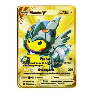 Pokemon Karten Pikachu V 735 Metall Sammelkarten