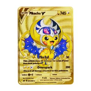 Pokemon Karten Pikachu V 745 Metall Sammelkarten