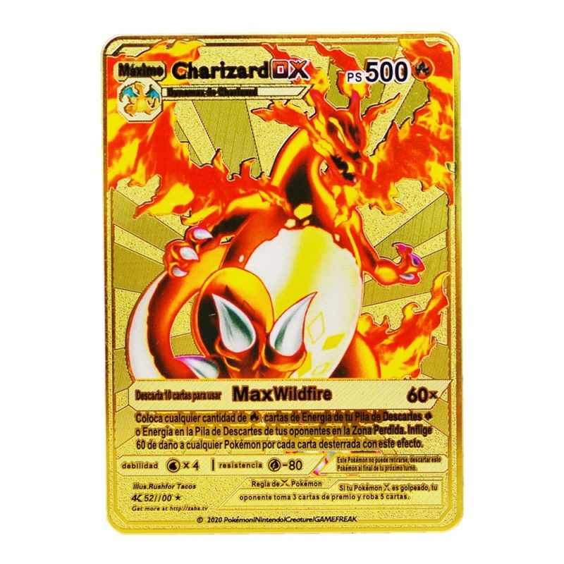 Pokemon Karten Charizard Max Wildfire OX Sammelkarten