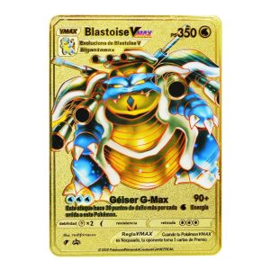 Pokemon Karten Blastoise VMax Metall Sammelkarten