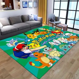 Pokemon Teppich Alle Pokeball Kinderzimmer Teppich