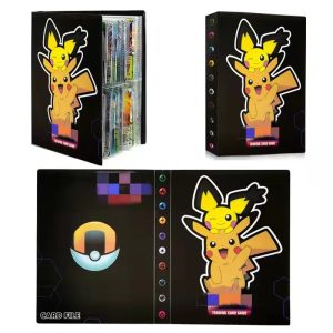 Pokemon Sammelalbum Schwarz Pikachu 240 Stück Album