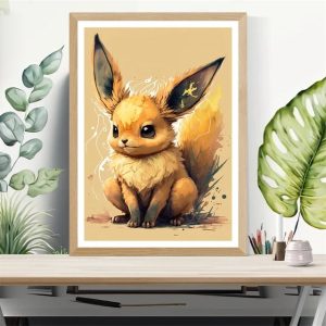 Pokemon Wandbilder Eevee Poster
