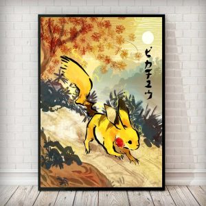 Pokemon Poster Pikachu Leinwandbilder