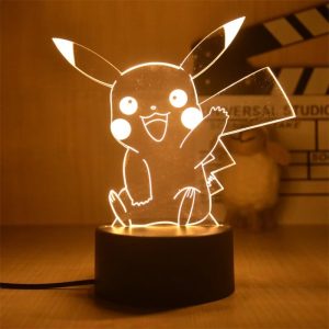 Pokemon LED Tischlampe 3D Pikachu Cute Dekoration
