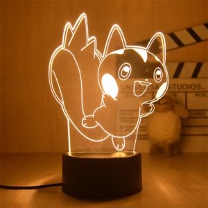 Pokemon LED Tischlampe 3D Pachirisu Dekoration