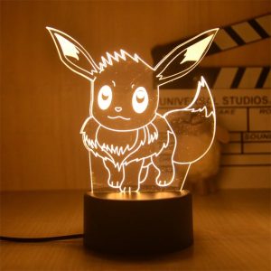 Pokemon LED Tischlampe 3D Eevee Dekoration
