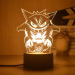Pokemon LED Tischlampe 3D Gengar Dekoration
